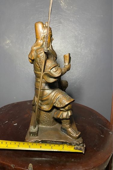 เทพเจ้ากวนอู ทองเหลือง สะสมA22 รูปที่ 18