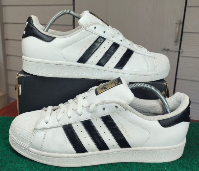 รองเท้า💥adidas superstar💥ของแท้‼️สวยๆ เดิมๆ สภาพดี💥ไซร์ 42 - 45 รูปที่ 9