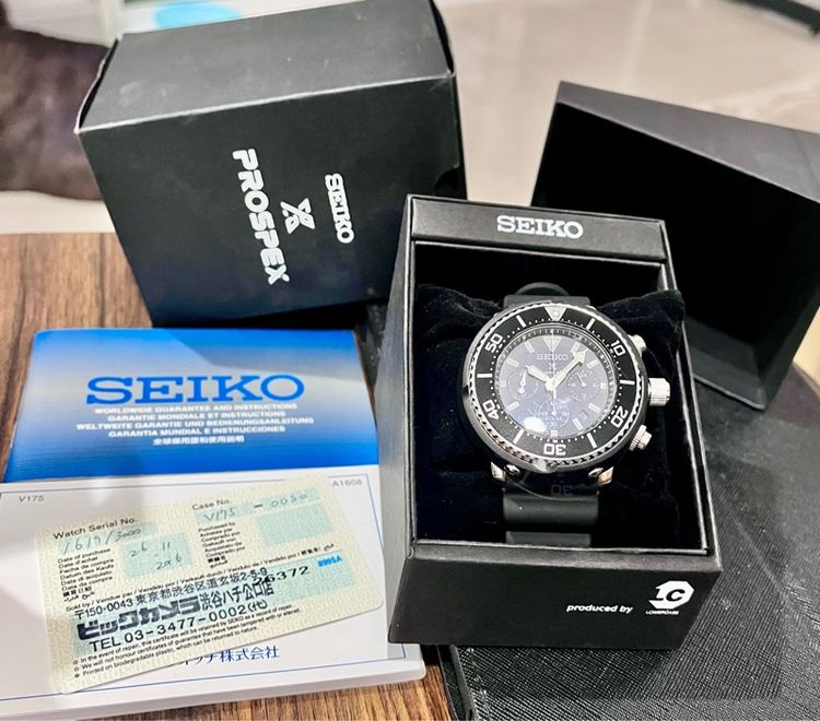 ดำ  SBDL037 Seiko solar Diver Scuba Limited Edition 