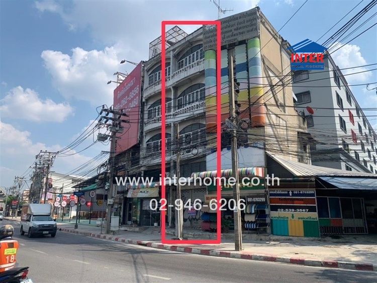 อาคารพาณิชย์ 5 ชั้น 11.4 ตร.ว. อาคารพาณิชย์ ติดถนนลาดพร้าว ใกล้เซ็นทรัลอีสต์วิลล์ ใกล้ซอยลาดพร้าว88 ติดถนนลาดพร้าว ถนนประดิษฐ์มนูธรรม เขตวัง