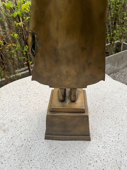 พระยืนอยุธยาทรงเครื่องปางห้ามญาติ รูปที่ 5