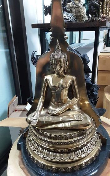 พระมหาเจดีย์ไพรีพินาศ เนื้อบรอนซ์ ขนาด33×57×64เซ็นติเมตร ศิลปะสวยงามน่าสะสมบูชา รูปที่ 13