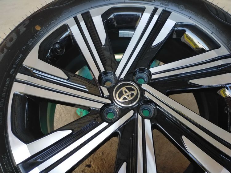 แม็กโตโยต้า สีเดิมน้องๆป้ายแดง ขอบ16 พร้อมยางดันลอป 195 60 16ปลายปี24 ใส่ yaris vios ตุ่มหน้ายางยังอยู่จางๆ รูปที่ 8