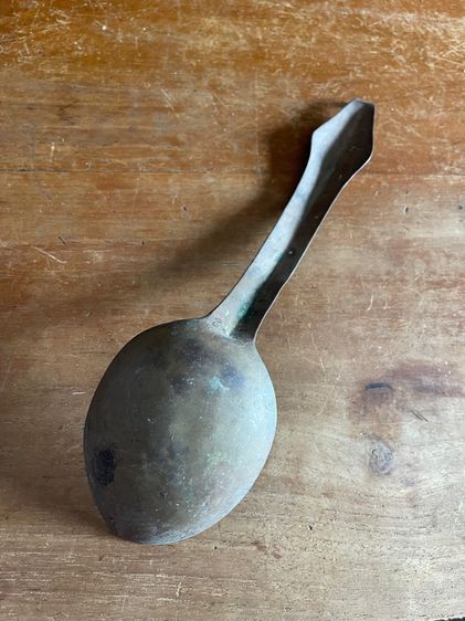 ทัพพี ทองเหลือง โบราณ รูปที่ 7