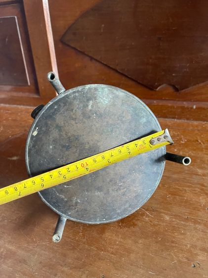 เตาฟู่ ผีเสื้อ Butterfly ทองเหลือง โบราณ เก่าสะสม รูปที่ 13