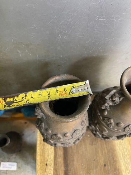 แจกัน ม้าแปดตัว อาชาหนุ่ม ทองเหลืองสะสมA20 รูปที่ 17