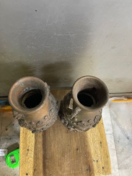 แจกัน ม้าแปดตัว อาชาหนุ่ม ทองเหลืองสะสมA20 รูปที่ 15