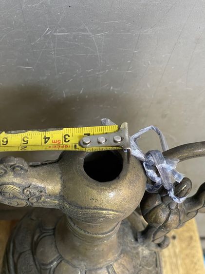 กาน้ำชา มังกร ทองเหลืองสะสม รูปที่ 17