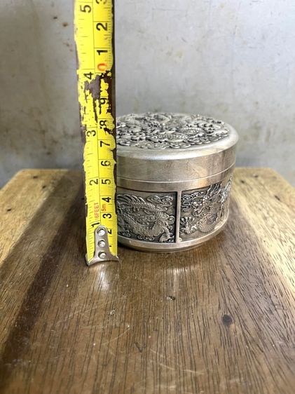 ตลับ มังกร ดันเมฆกระไหล่เงินสะสม รูปที่ 17