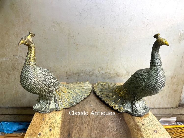 นกยูง ทองเหลือง ขนาดกลาง สะสม รูปที่ 4