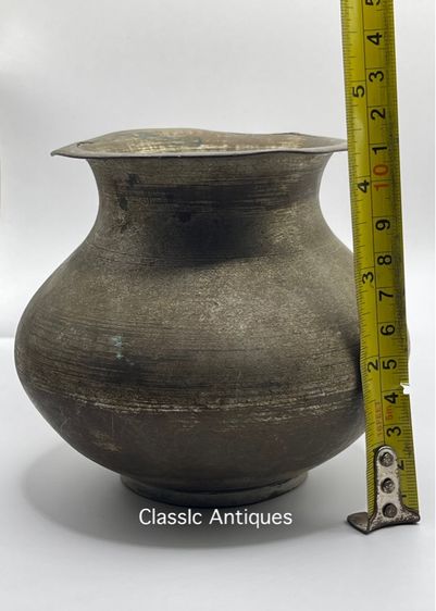 โถ ทองเหลือง โบราณเก่าสะสม รูปที่ 15