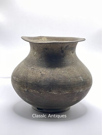 โถ ทองเหลือง โบราณเก่าสะสม