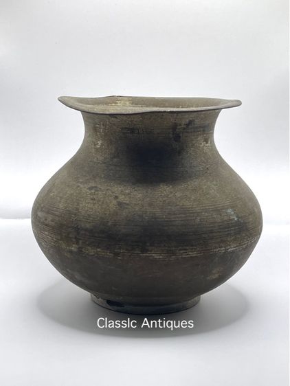 โถ ทองเหลือง โบราณเก่าสะสม รูปที่ 10