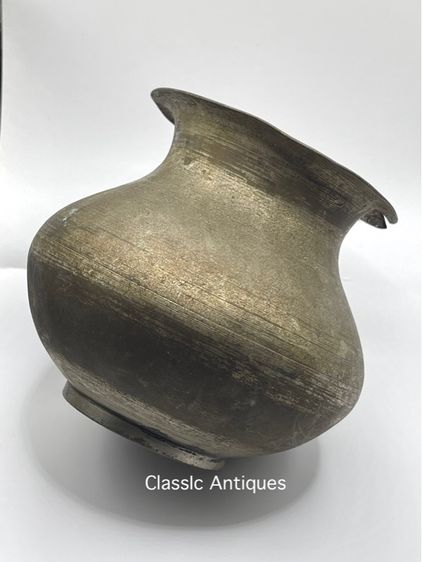 โถ ทองเหลือง โบราณเก่าสะสม รูปที่ 2