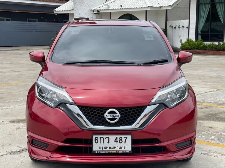 Nissan Note 2017 1.2 V Sedan เบนซิน ไม่ติดแก๊ส เกียร์อัตโนมัติ แดง รูปที่ 3