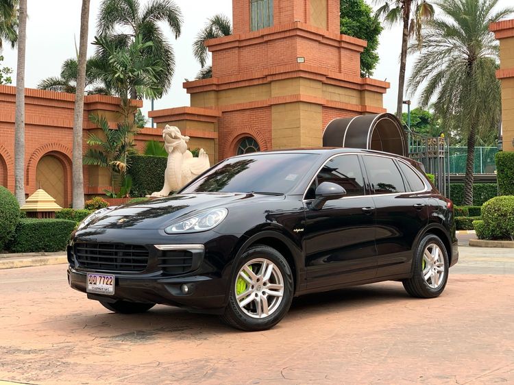 รถ Porsche Cayenne 3.0 S Hybrid 4WD สี ดำ
