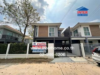 บ้านเเฝด 2 ชั้น 44.4 ตร.ว. หมู่บ้านไอริสพาร์ค ชัยพฤกษ์-วงแหวน ใกล้โรงเรียนสารสาสน์วิเทศไทรน้อยพิทยาคาร ถนนกาญจนาภิเษก ถนนบางกรวย-ไทรน้อย บาง