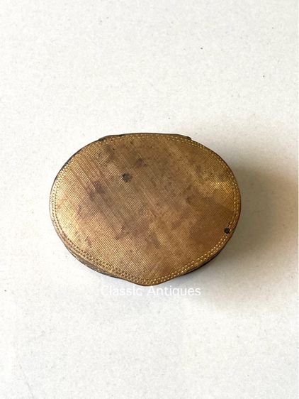 ตลับสีผึ้ง กระไหล่ทอง เก่าโบราณสะสมA2 รูปที่ 4