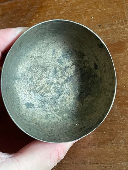 ขัน ลงหิน ทรงมะนาวตัด โบราณเก่าสะสม รูปที่ 7