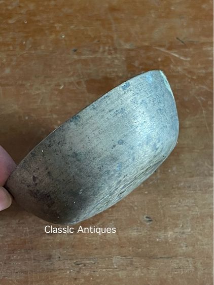 ขัน ลงหิน ทรงมะนาวตัด โบราณเก่าสะสม รูปที่ 5