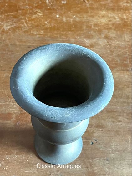 กระโถน ทองเหลืองจิ๋ว โบราณเก่าสะสม รูปที่ 4