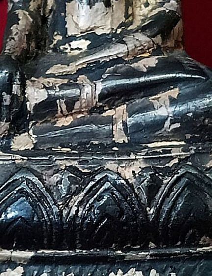 พระเก่าโบราณบุเงินแท้สมัยอยุธยา รูปที่ 6