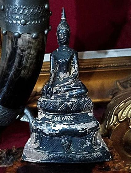 พระเก่าโบราณบุเงินแท้สมัยอยุธยา