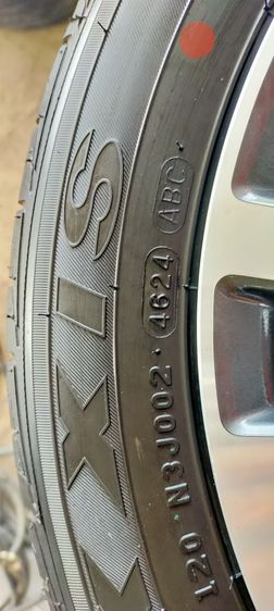 แม็กฮอนด้า ขอบ15 สีเดิมป้ายแดง พร้อมยางแม็กซิส 185 60 15 ปลายปี24 ใส่ jazz city ได้ทุกรุ่น รูปที่ 8