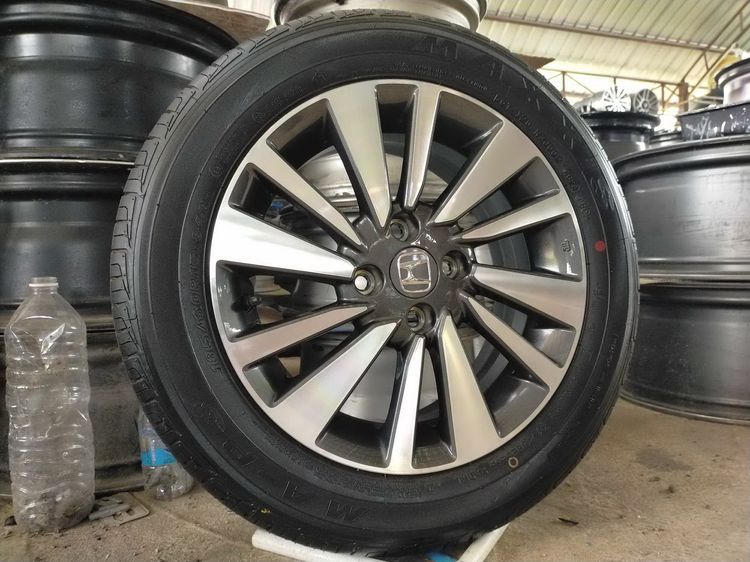 แม็กฮอนด้า ขอบ15 สีเดิมป้ายแดง พร้อมยางแม็กซิส 185 60 15 ปลายปี24 ใส่ jazz city ได้ทุกรุ่น รูปที่ 4