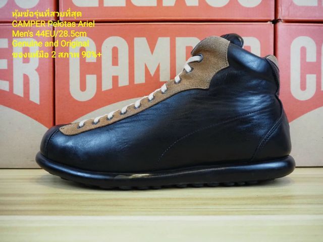 CAMPER Pelotas Ariel 44EU(28.5cm) Original ของแท้ มือ 2 สภาพเยี่ยม, รองเท้าหุ้มข้อ CAMPER หนังแท้ พื้นเต็ม Soft และเชือกแท้ สวยมาก รูปที่ 3