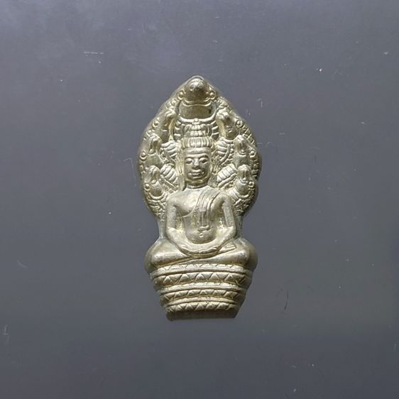 พระนาคปรก ที่ระลึกวางศิลาฤกษ์พลับพลา สมเด็จพระเทพรัตนราชสุดาฯ เนื้อเงิน ขนาดสูง 2.2 เซน วัดบวรนิเวศวิหารฯ พร้อมกล่องเดิม รูปที่ 3
