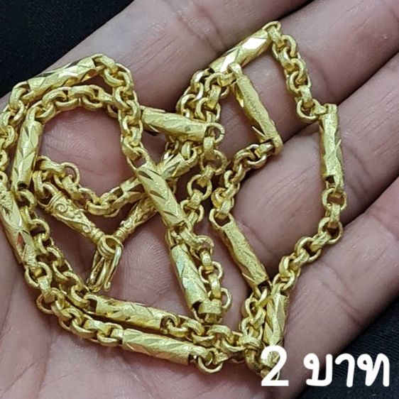 สร้อยคอและจี้ สีอยคอทอง ลายสวยมาก (วัสดุทดแทนทองเป็นนวตกรรมใหม่) ใส่กันได้ตลอดไป ไม่ลอกไม่ดำ เผาไฟก็สึทอง