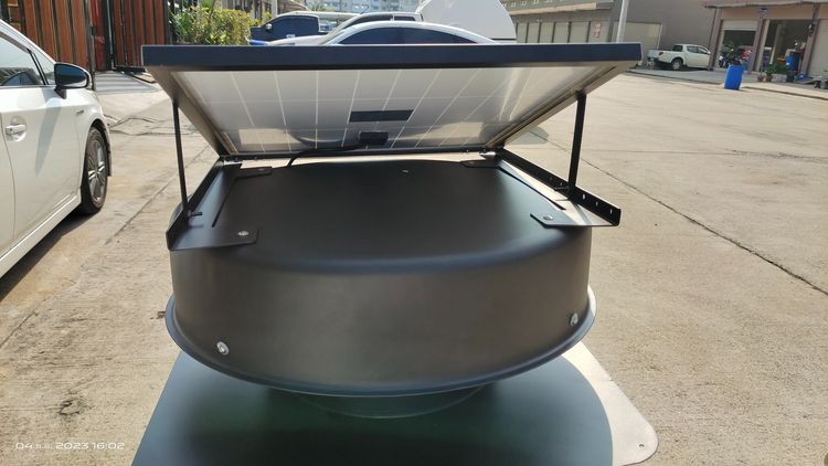 ขายพัดลมหลังคา โซล่าเซลล์ ขาย Solar Roof Attic 40W ค่าไฟฟ้าศูนย์บาท ไม่ต้องเดินสายไฟ รูปที่ 8