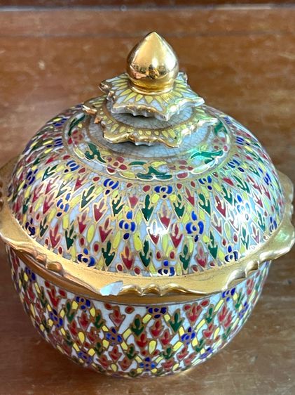 โถเบญจรงค์ ร.5 เก่าสะสม รูปที่ 15