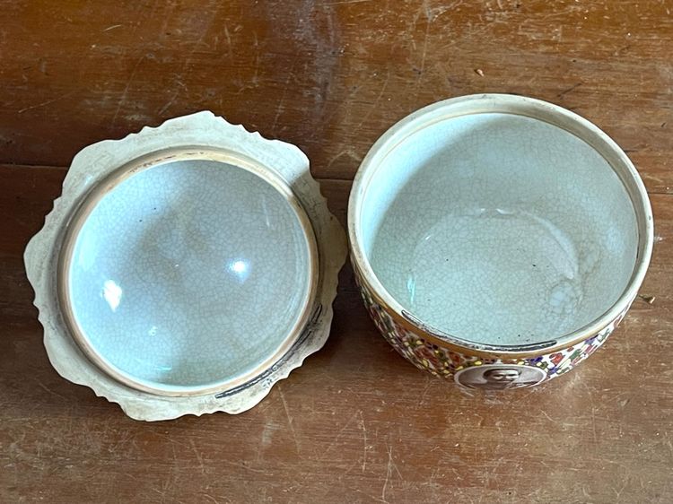 โถเบญจรงค์ ร.5 เก่าสะสม รูปที่ 9