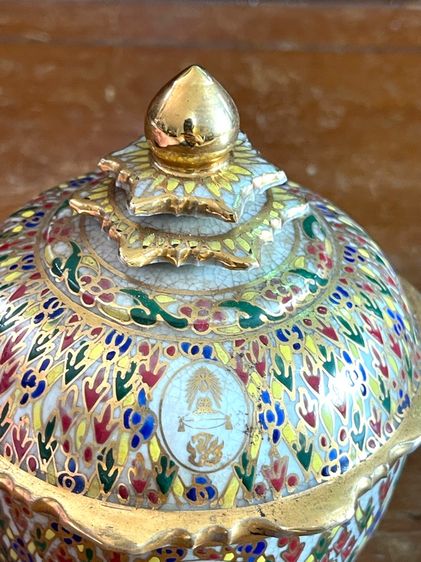 โถเบญจรงค์ ร.5 เก่าสะสม รูปที่ 5