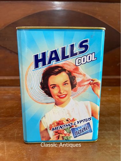 กระป๋อง  ฮอลล์ ใบเล็ก เก่าสะสม รูปที่ 6