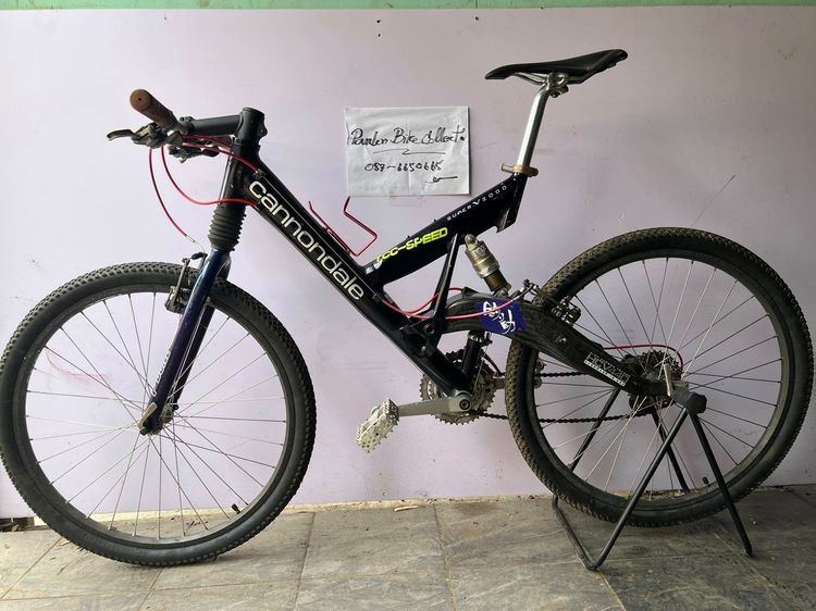 Cannondele super v 2000 ตัว top หาง carbon หายากมากสภาพนี้ อะไหล่เป็น xtr กรุป รูปที่ 4