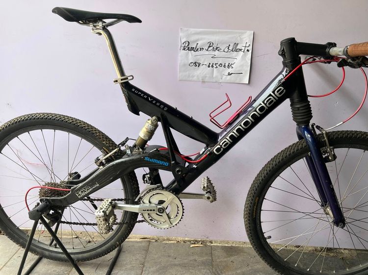 Cannondele super v 2000 ตัว top หาง carbon หายากมากสภาพนี้ อะไหล่เป็น xtr กรุป รูปที่ 8