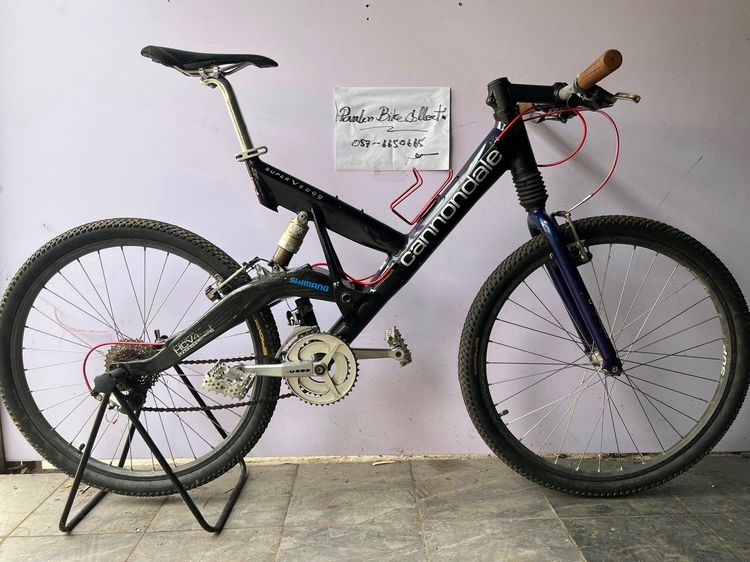 Cannondele super v 2000 ตัว top หาง carbon หายากมากสภาพนี้ อะไหล่เป็น xtr กรุป