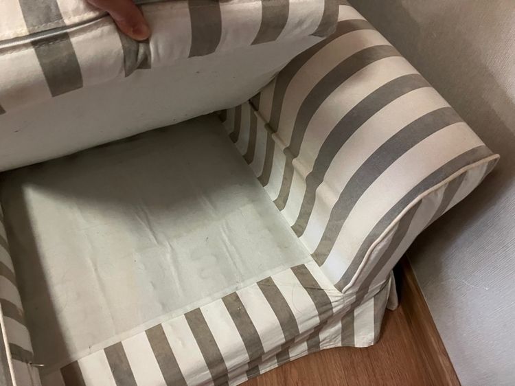  🛋️ ขายถูก โซฟาผ้า 3 ที่นั่ง Vintage Classic Cottage Style ขนาดกว้าง 194cm. ลึก81cm. สูง80cm. แบบผ้าถอดซักได้ รูปที่ 11