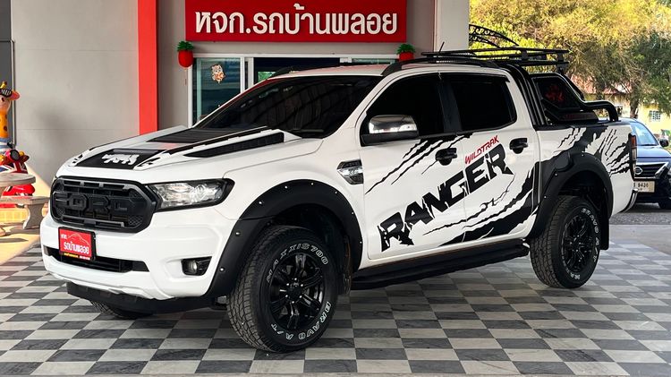 Ford Ranger 2020 2.2 Hi-Rider XLT Pickup ดีเซล ไม่ติดแก๊ส เกียร์ธรรมดา ขาว