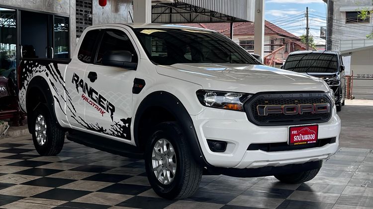 Ford Ranger 2019 2.2 Hi-Rider XL Plus Pickup ดีเซล ไม่ติดแก๊ส เกียร์ธรรมดา ขาว รูปที่ 3