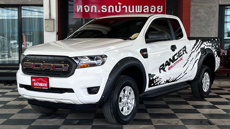 Ford Ranger 2019 2.2 Hi-Rider XL Plus Pickup ดีเซล ไม่ติดแก๊ส เกียร์ธรรมดา ขาว