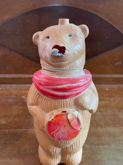 กระบอกน้ำ หมี โค้ก โคคาโคล่าเก่าสะสม รูปที่ 2