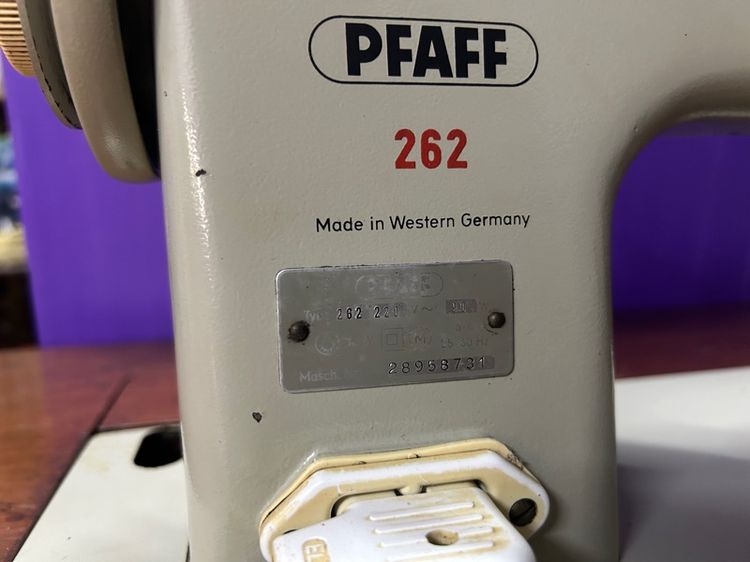 ขายจักรเย็บผ้าซิกแซ็ก PFAFF 262 มอเตอร์ รูปที่ 5