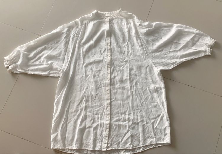 เสื้อขาว Zara HM รูปที่ 7