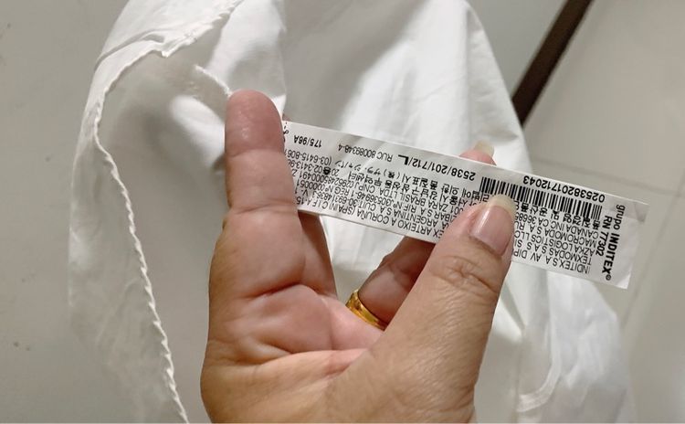 เสื้อขาว Zara HM รูปที่ 4