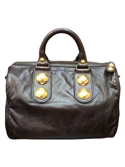 กุชชี่กระเป๋าบอสตัน Gucci Brown Babouska สีน้ำตาลเข้ม รับประกันของแท้  รูปที่ 2