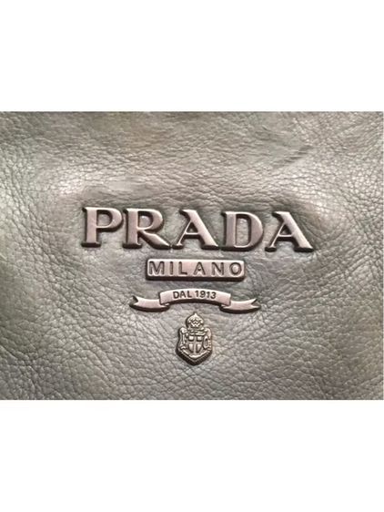 PRADA BL0739 กระเป๋าหนังถือ สะพายไหล่ สี AVIO SFUMATO รับประกันแท้  รูปที่ 3